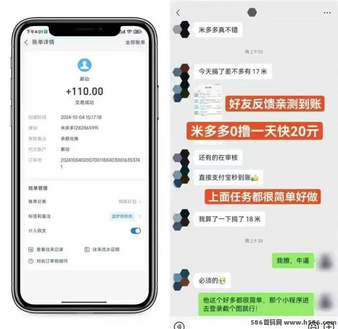 米多多0撸好项目：轻松赚米，随时提取(3)